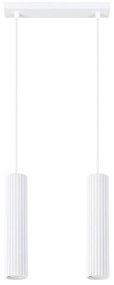 Biele závesné svietidlo Gleam – Sollux