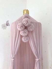 Girlanda Pom Pale Rose