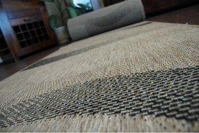 Behúň FLOORLUX SIZAL 20212 coffe/čierny