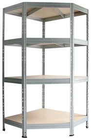 AR Shelving Rohový nástrčný regál Rivet, 180 x 90 x 90 x 45 cm  (100274797)