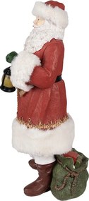 Dekorácia Santa s LED svetielkom v lucerne - 21*18*45 cm / AG13
