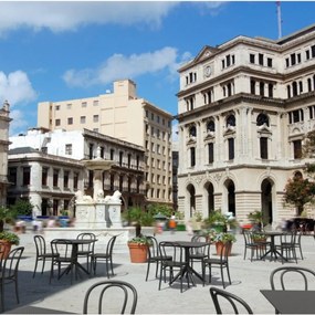 VICTOR záhradná stolička bez podrúčok black