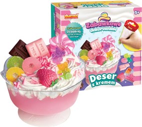 Dezert s krémom | Kreatívna sada Dumel Discovery – výroba squishy dezertu