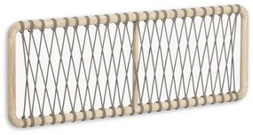 Čelo postele z cédrového dreva v sivo-prírodnej farbe 165x60 cm Aberash - Kave Home