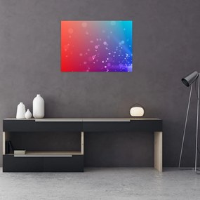Moderný abstraktný sklenený obraz (70x50 cm)