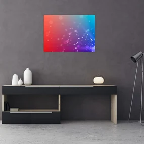 Moderný abstraktný sklenený obraz (70x50 cm)