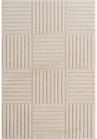 Koberec Square Art 3D krémový