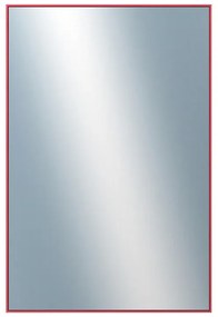 DANTIK - Zrkadlo v rámu, rozmer s rámom 80x160 cm z lišty Hliník červená m. (7002244)