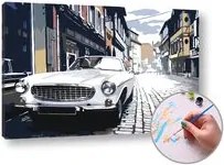 Maľovanie podľa čísel MESTSKÁ ŠTVRŤ –  nízka náročnosť