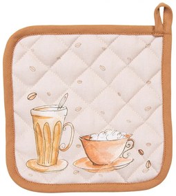 Béžová bavlnená detská chňapka - podložka Your Favorite Breakfast - 20*20 cm
