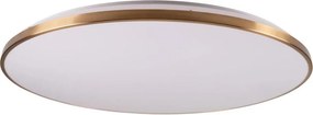 LED stmievateľné stropné svietidlo KERN LED/80W/230V, priemer 80 cm, zlaté + diaľkové ovládanie