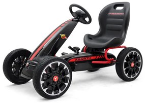 Šlapacia motokára Abarth čierna