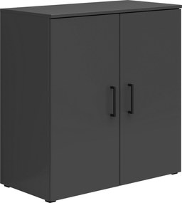 XXXLutz KOMODA, grafitová, 80/83/40 cm Carryhome - Komody - 002427022224