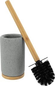 WC kefa Solena, sivá/s drevenými prvkami
