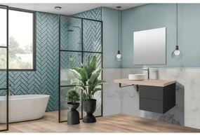 Mereo, Mereo Ponte, kúpeľňová skrinka 61 cm, Multidecor, Javor Hard šampanský, MER-CN290SJHS2