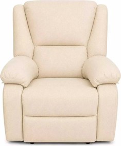 LuxuryForm DESIGN Televízne kreslo VELORA s polohovaním - béžové