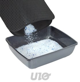 Podložka pod mačací záchod 50x40 cm – Love Story