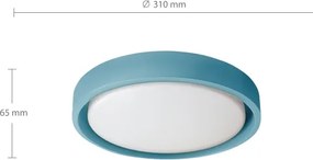 Brilagi - LED stropné svietidlo MATTEO LED/24W/230V priemer 31 cm tyrkysové
