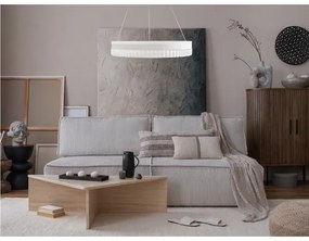 LED Stmievateľný luster na lanku LED/80W/230V 3000-6500K biela + diaľkové ovládanie