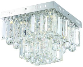 CLX Moderné stropné LED osvetlenie PASQUAL, 18W, denná biela, 32x32cm, hranaté