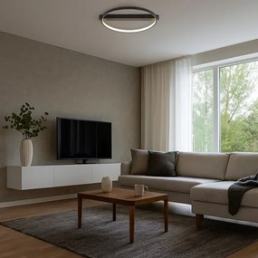 Rabalux 71344 - LED stropné svietidlo BELIZA LED/45W/230V 3000K 50x55 cm čierne