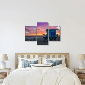 Obraz z pláže Santa Monica (90x60 cm)