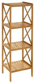 Regál so 4 policami Casa Selección Bamboo