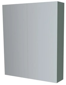 Mereo, Mereo Kúpeľňová zrkadlová skrinka 60 cm, galerka, 2 x dvierka, Multidecor, Zelená Verde, MER-CN798G62ZEV1
