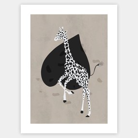 Plagát Giraffe