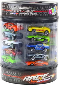 LEAN Toys Sada autíčok v tube, moderné športové autá 1:64