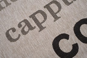 TA Koberec 20552 Strieborná / čierna Rozmer: 120x170 cm