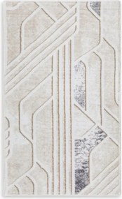 Dekorstudio Koberec do obývačky PRINT2, béžovo - sivý Rozmer koberca: 50x80cm
