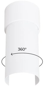 Sollux SL.1673 - Stropné svietidlo FLASH 1xE27/15W/230V biela