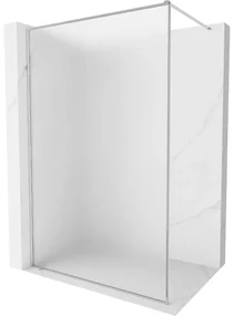 Mexen Kioto-XF, sprchová zástena s rámom 150 x 202 cm, 10mm sklo námraza, chrómový profil, 800-150-104-01-30-X
