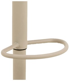 Béžová barová stolička s nastaviteľnou výškou/s podrúčkami (výška sedadla 86 cm) Eleanor – Actona