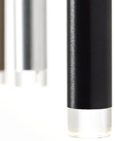 Brilliant - LED stmievateľný luster na lane CEMBALO LED/60W/230V chróm/čierna/hnedá