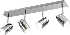 Kovové bodové svietidlo v lesklej striebornej farbe 19x52 cm Angelo - Trio