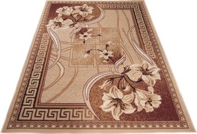 TA Koberec F743A TMAVOBÉŽOVÝ ATLAS PP Rozmer: 40x60 cm