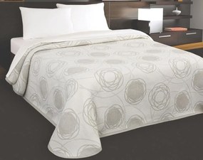 Prikrývka na posteľ, MARINA, béžová 140 x 220 cm
