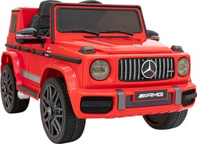 Ramiz Elektrické auto Mercedes AMG G63 pre deti červené + diaľkové ovládanie