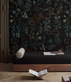 WALLCOLORS Botanic black wallpaper - tapeta POVRCH: Prowall Canvas