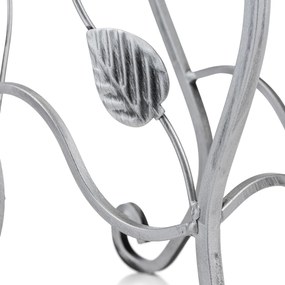 STOJAN NA KVETINÁČ JULYAN 70X50 CM STRIEBORNÁ