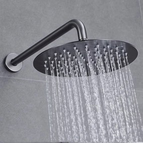 Rea Ontario, podomietková sprchová súprava s I-Box montážnym systémom, grafitová, REA-P5504