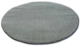 Okrúhly koberec SHAGGY MICRO zelená Veľkosť: kruh 60 cm