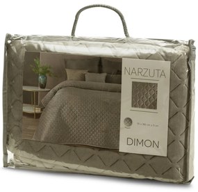 PREHOZ NA POSTEĽ DIMON 200X220 CM TMAVOBÉŽOVÝ