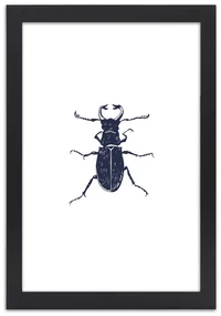 Gario Plagát Čierny chrobák Farba rámu: Bez rámu, Rozmery: 30 x 45 cm