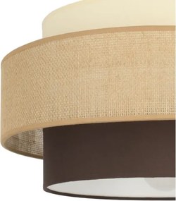 BRILAGI - Prisadený luster RESNA 1xE27/60W/230V pr. 40 cm béžová/čierna