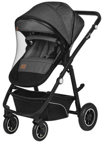 Lionelo - Kombinovaný kočík 3v1 BIANKA Grey Stone