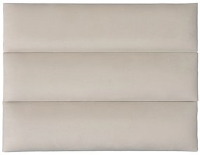 Čalúnený nástenný panel FRAME PAROS 15x90 cm Farba: Krémová