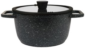 Silvercrest®  Hrniec z hliníkovej zliatiny, 24 cm (čierna žula)  (100390959)